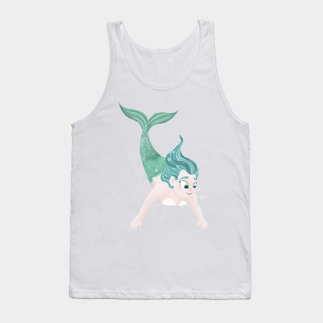 Mermaid - child Tank Top by BarracudApps